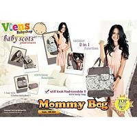 Baby Scots Platinum Mommy Bag. Tas Perlengkapan Bayi Tampil Trendy-mb022.jpg