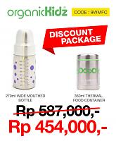 Promo Package Botol Botol Susu Stainless Steel & Tempat Makan organicKidz-9wmfc-454k.jpg