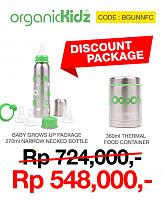 Promo Package Botol Botol Susu Stainless Steel & Tempat Makan organicKidz-bgunnfc-548k.jpg