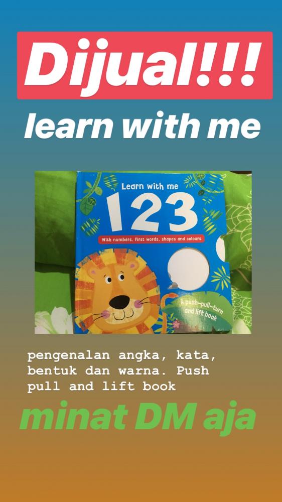 Jual Buku  Edukasi  untuk anak  6Mo s d 3 tahun  Yuk buruan 