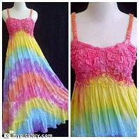 Jual dress pelangi size fit to xl cocok buat bumil yang ingin modis :)-gamis-rainbow.jpg
