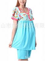 Baju hamil dan menyusui impor dengan desain yang modis dan nyaman dipakai-bk050-turquoise.jpg
