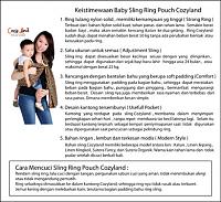 Gendongan Baby sling ring Cozyland, dijamin nyaman dan gaya , cekitout-keistimewaan-sling-ring-pouch-cozyland-smalllllll.jpg
